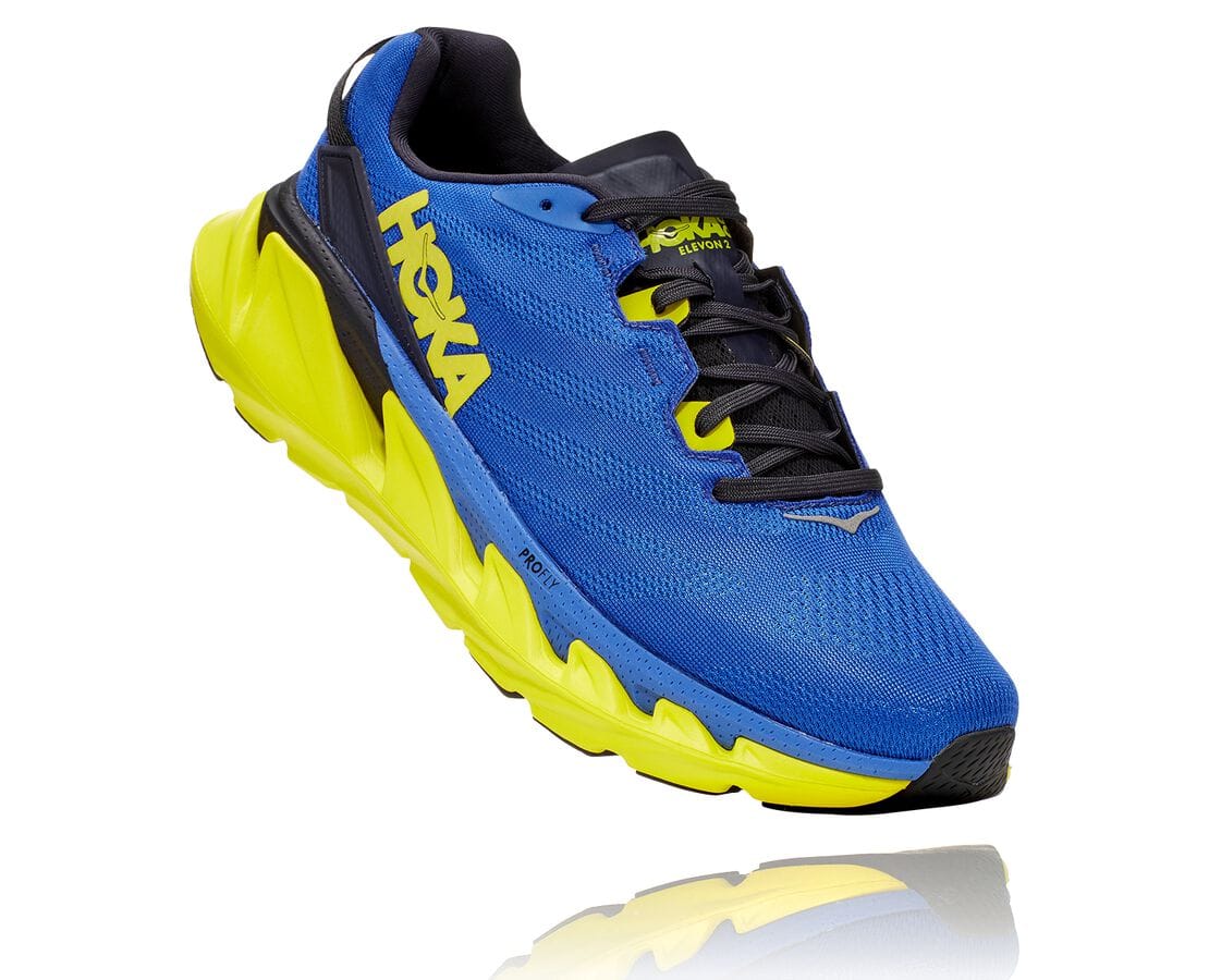 Pantofi Trail Hoka One One Elevon 2 Barbati - Albastri / Roz | Romania MRNU46781